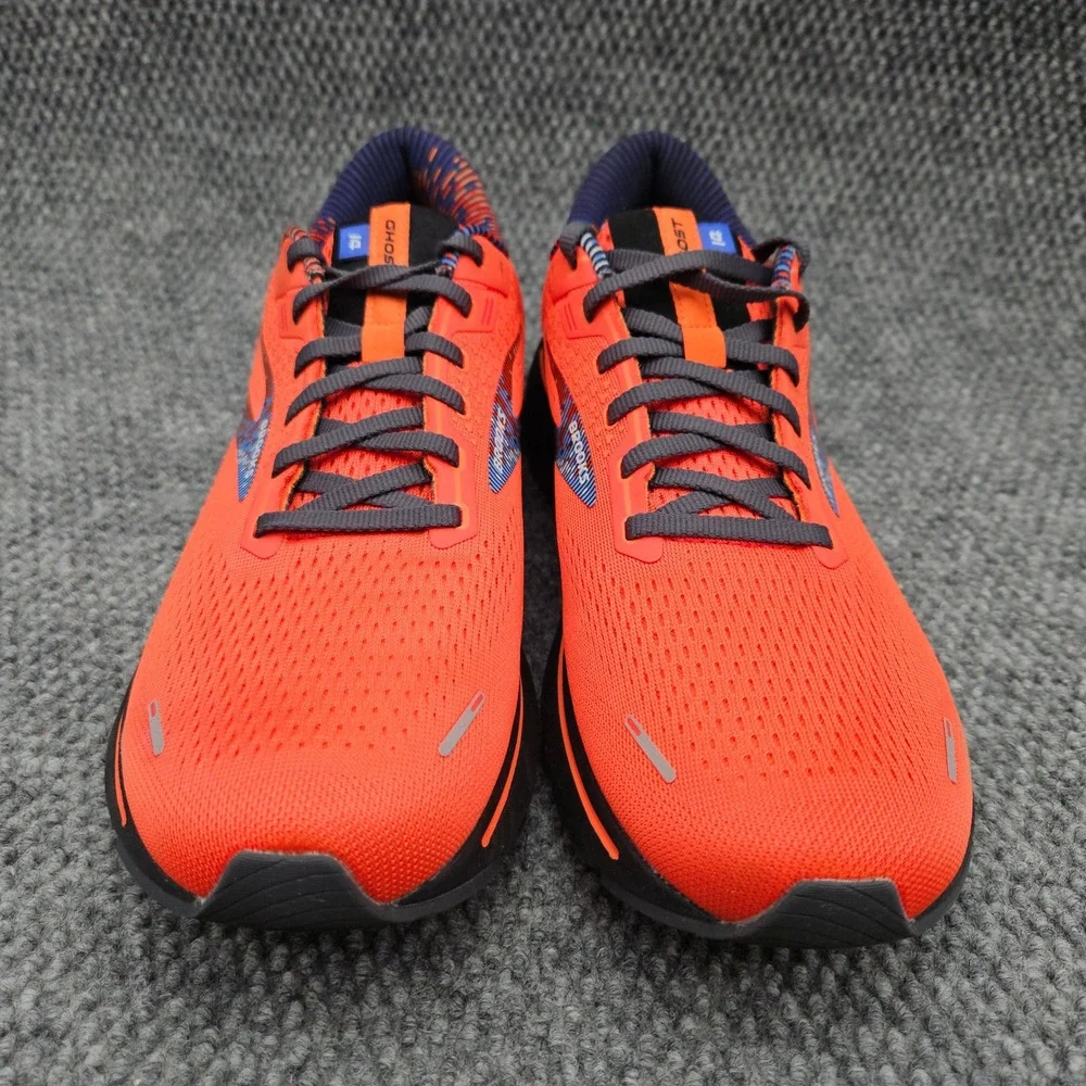 Brooks Ghost 14 (Men's 12) Orange Running Shoes Athletic Lace Up Sneakers Clean